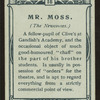 Mr. Moss, The Newcomes.