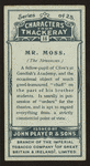 Mr. Moss, The Newcomes.
