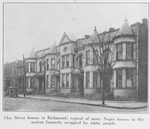 Clay Street houses in Richmond, typical of many Negro homes in this section formerly occupied by white people