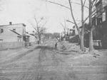 Ramshackle Negro houses, muddy street, no sidewalks, in Fulton