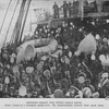 Getting ready for their daily bath; Negro troops in a transport going over; No inconvenience marred their good cheer.