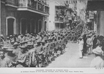 Colored troops in Puerto Rico; A brilliant Fourth of July parade through Allen Street, San Juan, Puerto Rico.