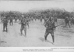 African troops being trained in France.