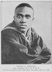 Prince A. Johnson, Mess attendant, 2c, U.S. N.R.F.; Died from exposure after Lake Moor was sunk, April 11, 1918.