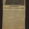 Elisabeth Luther Cary