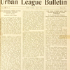 The Urban League Bulletin, May 1922