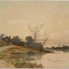 Old farm by the river.
