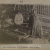 Washing gold at the Nikolaevsk. Mines in Siberia.