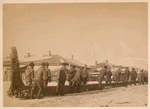 Convicts carrying beam for lighter (67).