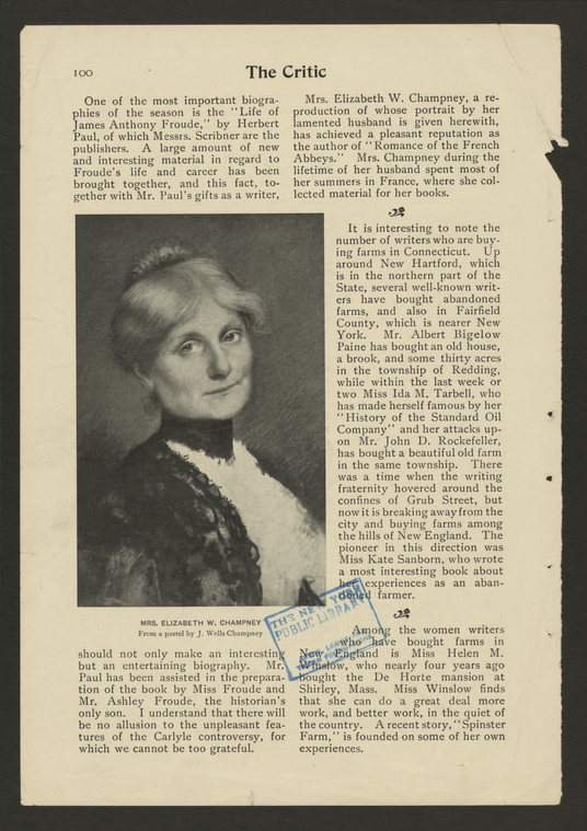 Elizabeth W. Champney. - NYPL Digital Collections