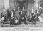 Enterprising business men; The Executive Committee of the National Negro Business League; The purpose of this league is to bring the business men together for mutual cooperation and trade advancement.