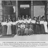 The workers of a printing and publishing house. ; The A.M.E. Sunday School Publishing House, Nashville, Tennessee. An association which spreads "Christian Teaching" broadcast and opens an avenue for the employment of intelligent men and women of the race.