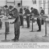 Accuracy of mind and hands; Drafting class of young men receiving a course in mechanical drawing, qualifying them for making working plans of machinery, vehicles, buildings, etc., Hampton Institute.