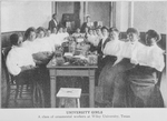 University girls; A class of ornamental workers at Wiley University, Texas.