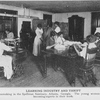 Learning industry and thrift; Dressmaking in the Spellman Seminary, Atlanta, Georgia; The young women are fast becoming experts in their work.