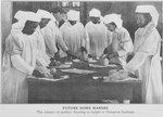 Future home makers; The science of poultry dressing as taught at Hampton Institute.