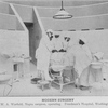 Modern surgery; Dr. W.A. Warfield, Negro surgeon, operating.; Freedmen's Hospital, Washington, D.C.