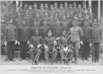 Results of military training; Company G, Tuskegee Institute, showing a group of well disciplined young men who have received military training as part of their education.