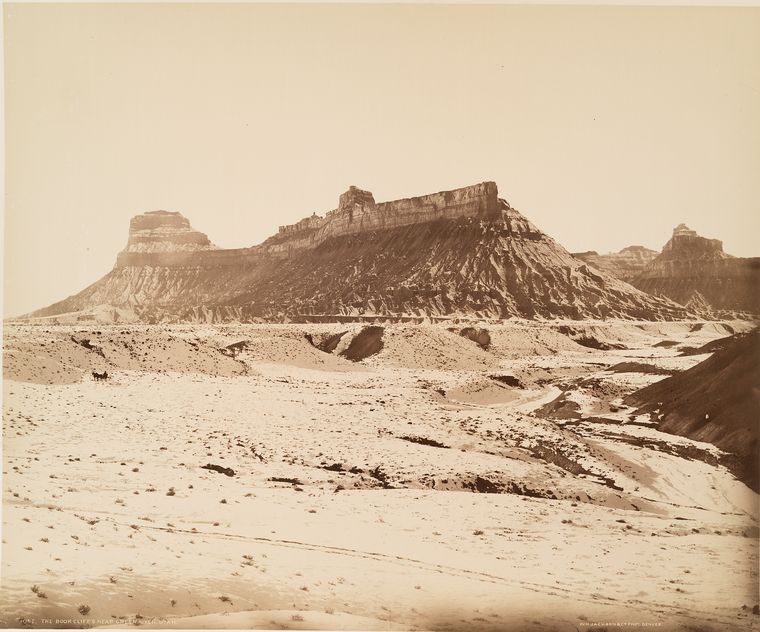 The Book Cliffs near Green River, Utah NYPL Digital Collections