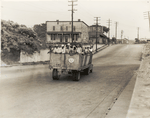 The last truckload of cotton hoers from Memphis bound for the Wilson Cotton Plantation in Arkansas, 43 miles distant, June 1937.