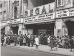 The movies are popular in the Negro section of Chicago, Illinois, April 1941.