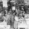 Jersey City Quartermaster Repair Sub-Depot; Negro women play an important part in the conservation activities of the Quartermaster Corps; This view shows portions of metal repair operations; Among the items repaired in this section are canteens, mess kits, canteen cups, etc.
