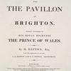 Designs for the pavillon at Brighton [Regency style] : 