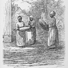 Fanning and pounding rice for household use.