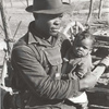 Negro sharecropper and son who will be resettled, Transylvania Project, Louisiana, January 1939.