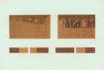 Mozaichnye izobrazheniia: Sv. Epifaniia, Sv. Klimenta, Papy Rimskago, Sv. Grigoriia Bogoslova, Sv. Nikolaia, Sv arkhidiakona Stefana, Sv. Arkhidiakona Lavrentiia, Sv. Vasiliia, Sv. Ioanna Zlatoustago, Sv. Grigoriia Nisskago, Sv. Grigoriia Chudotvortsa, ornamenty iz mozaiki