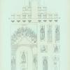 Soshestvie Sv. Dukha, Sv. Mamant, vnizu ornament, Sv. Damian, Sv. Evpor, Sv. Marin, Sv. Aleksandr, Sv. Agafangel, Sv. Gorgonii, Sv. Didim, Sv. Evdokim, Sv. Mark
