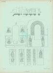 Sv. Kosma, Sv. Prov, Sv. Tarakh, Sv. Mina, Sv. Vikentii, Sv. Epikhariia, Sv. Sevastiana, Sv. Melaniia, ornamenty, Sv. Evlaliia
