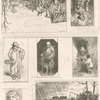 Seven etchings on one plate.