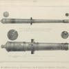a.6 funt Pishchal Gamaiun 1690 g. b.40 funtovaia Pushka Orel 1692g