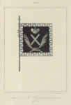 Znamia L.Gv. Semenovskago polka 1707 goda