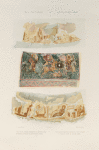Siuiren i Cherkes-Kermen. I-II - Ostatki stennoi zhivopisi, sokhranivsheisia v Siuirenskoi bashne. III - Zhivopis', nakhodiashchaiasia v tserkvi Cherkes-Kermen