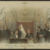 Grover Cleveland  and his Cabinet.