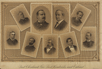 Grover Cleveland  and his Cabinet.