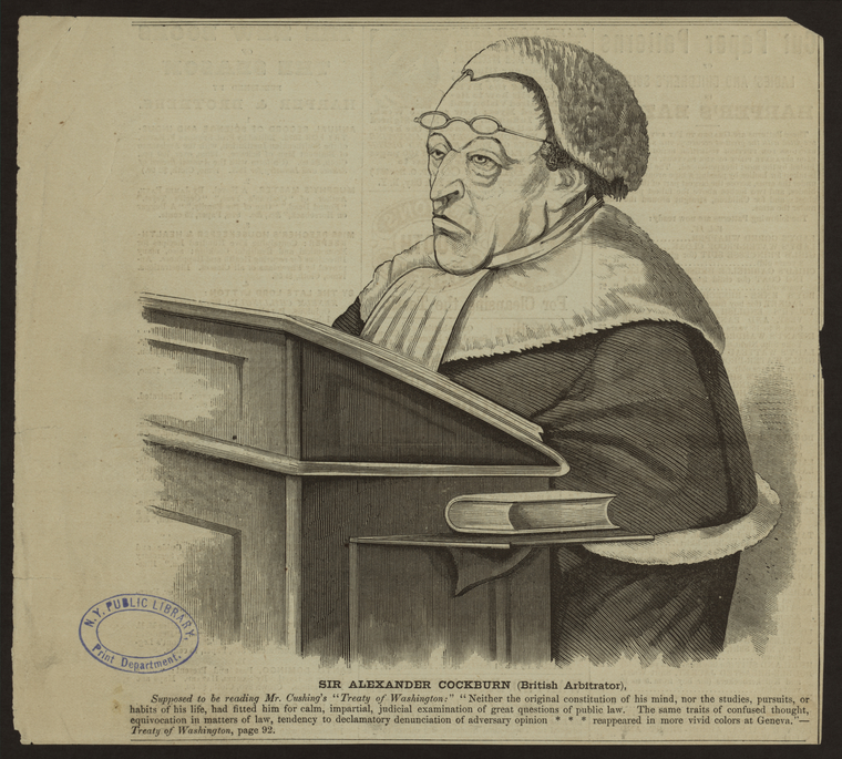 Sir Alexander Cockburn. - NYPL Digital Collections