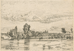 Paysage; environs d'Asnières.