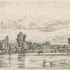 Paysage; environs d'Asnières.