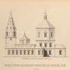 Fasad tserkvi Aleksieevskago monastyria v Krasnom selie (1838 g.); Fasad tserkvi pokrova presv. Bogor. V Krasnom selie (v nachalie XIX st.)