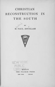 Christian reconstruction in the South