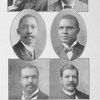 Representative Negroes; George W. Crawford, Attorney, New Heaven, Conn.; A.C. Garner, Pastor, Washington, D.C.; H.H. Proctor, Pastor, Atlanta, Ga; J.W. Work, Professor, Fisk University; Wm.N. DeBerry, Pastor, Springfield, Mass.; Geo.W. Moore, Supt. of Negro Church Work, American Missionary Association.