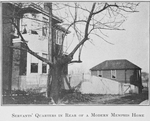 Servants' quarters in rear of a modern Memphis home.