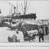 The Cotton Levee, New Orleans, with Negro longshoremen.