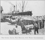 The Cotton Levee, New Orleans, with Negro longshoremen.