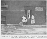 Narrow passage-way from Pierce Street into Logan House