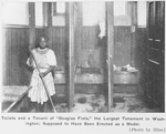 Toilets and a girl tenant of "Douglas Flats"