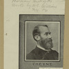 Thomas Kelly Cheyne.